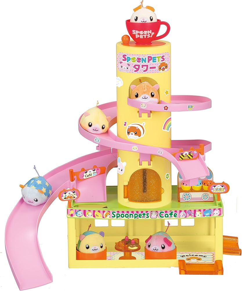 Amazon.co.jp: SPOON PETS スプーンペットのドキドキくるりんタワー