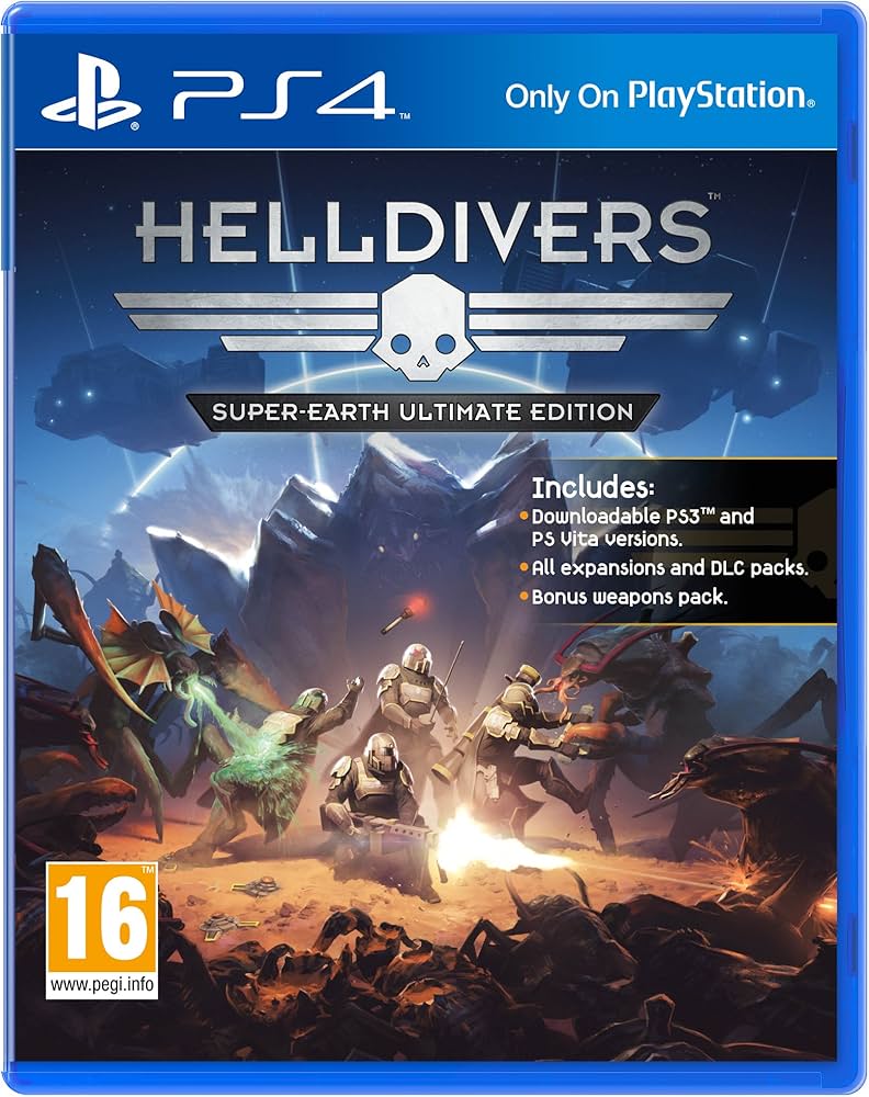 Amazon.com: Helldivers Super-Earth Ultimate Edition (PS4) : Video