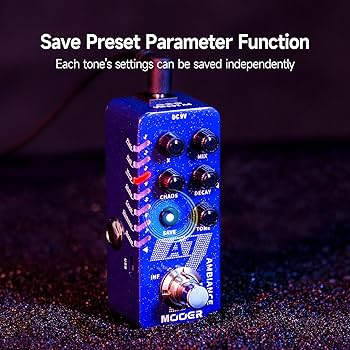 Amazon.com: MOOER A7 Reverb Guitar Pedal Ambiance Versatile with 7