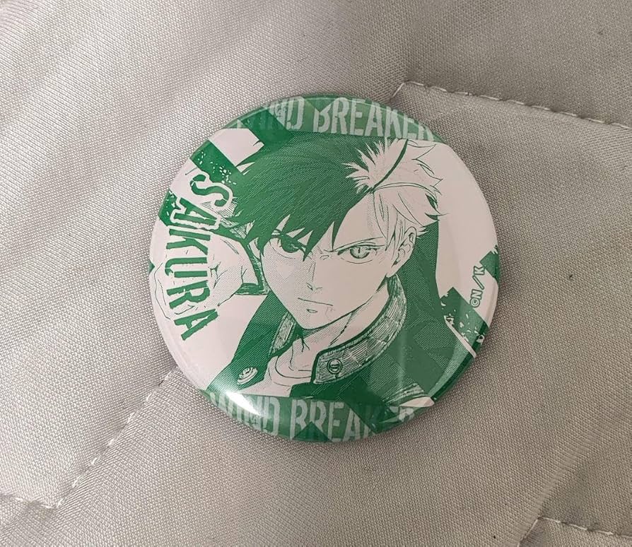 003 桜遥 WIND BREAKER ジュエリー缶バッジ 原作絵 笑顔 003 桜遥 WIND