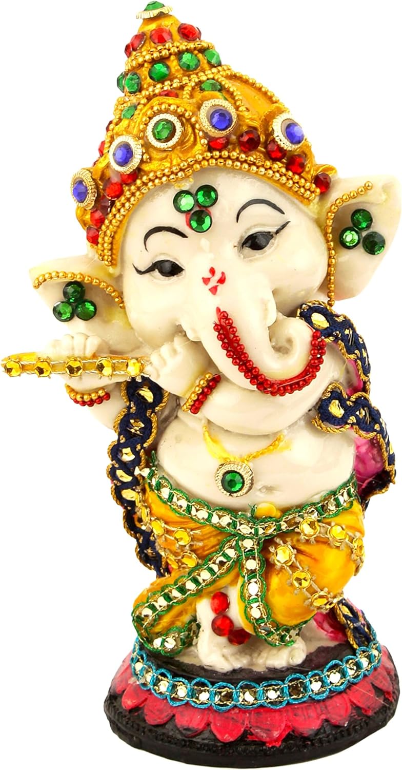 ガネーシャ像（吊） 金属製 4cm ー インドの小さな神さま ー