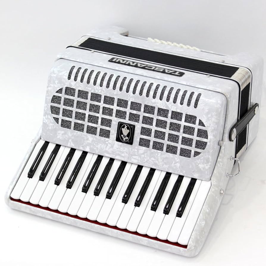Amazon | TASCANNI JH2002 WHT アコーディオン | アコーディオン