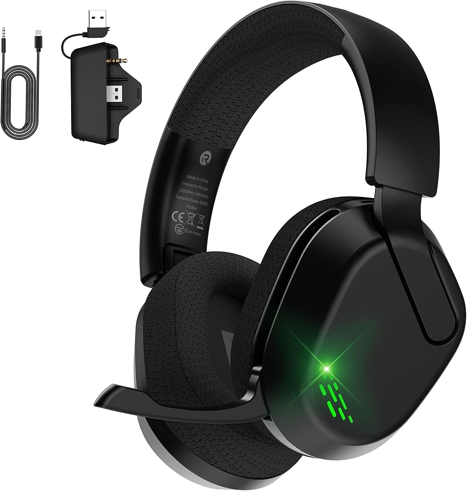 Amazon.co.jp: ゲーミングヘッドセット【2.4GUSB ・BT5.3・有線・Xbox