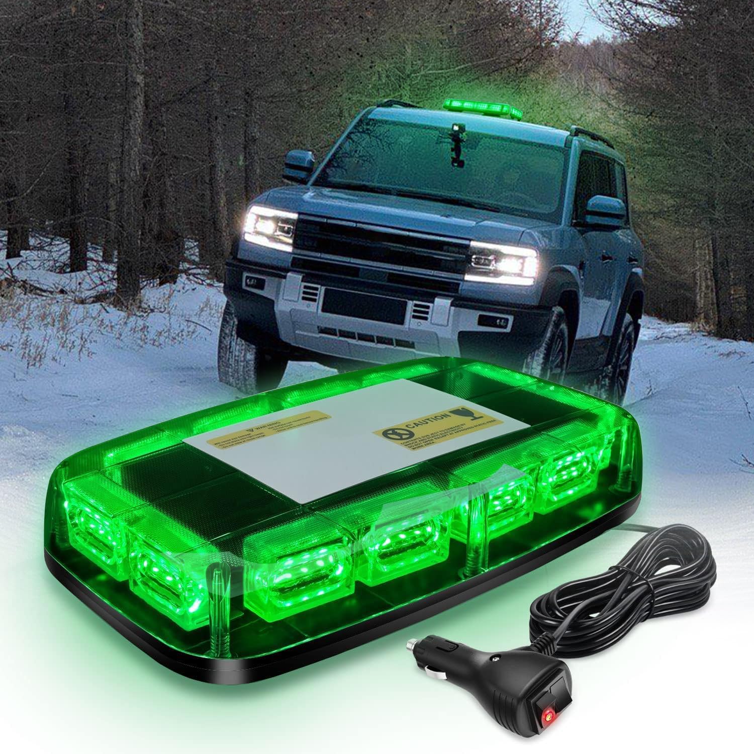 LED回転灯/45cmワイド/12V24V/青色[パトランプ/フラッシュライト/防犯