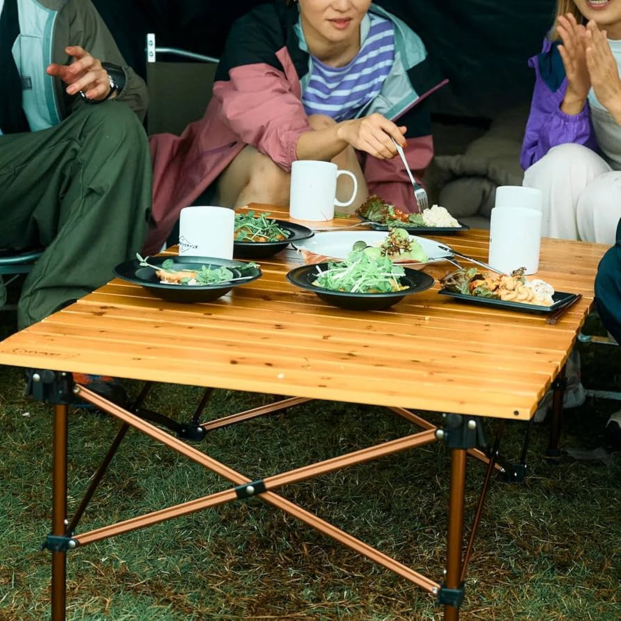 Amazon | Coleman(コールマン) ナチュラルウッドロールテーブル