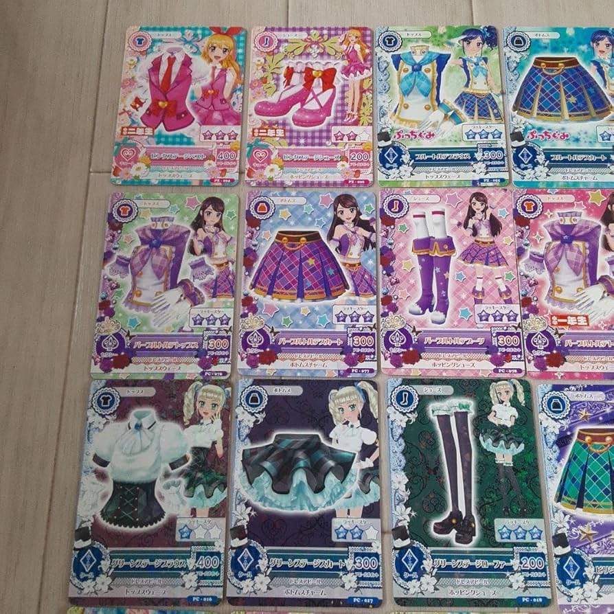 アイカツ カード 初期 ステージコーデ スクールドレス まとめ売り 排