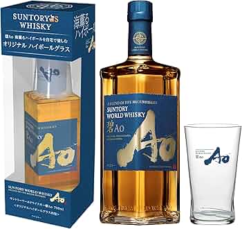 Amazon.co.jp: 碧Ao 700ml グラス付[サントリーワールドウイスキー