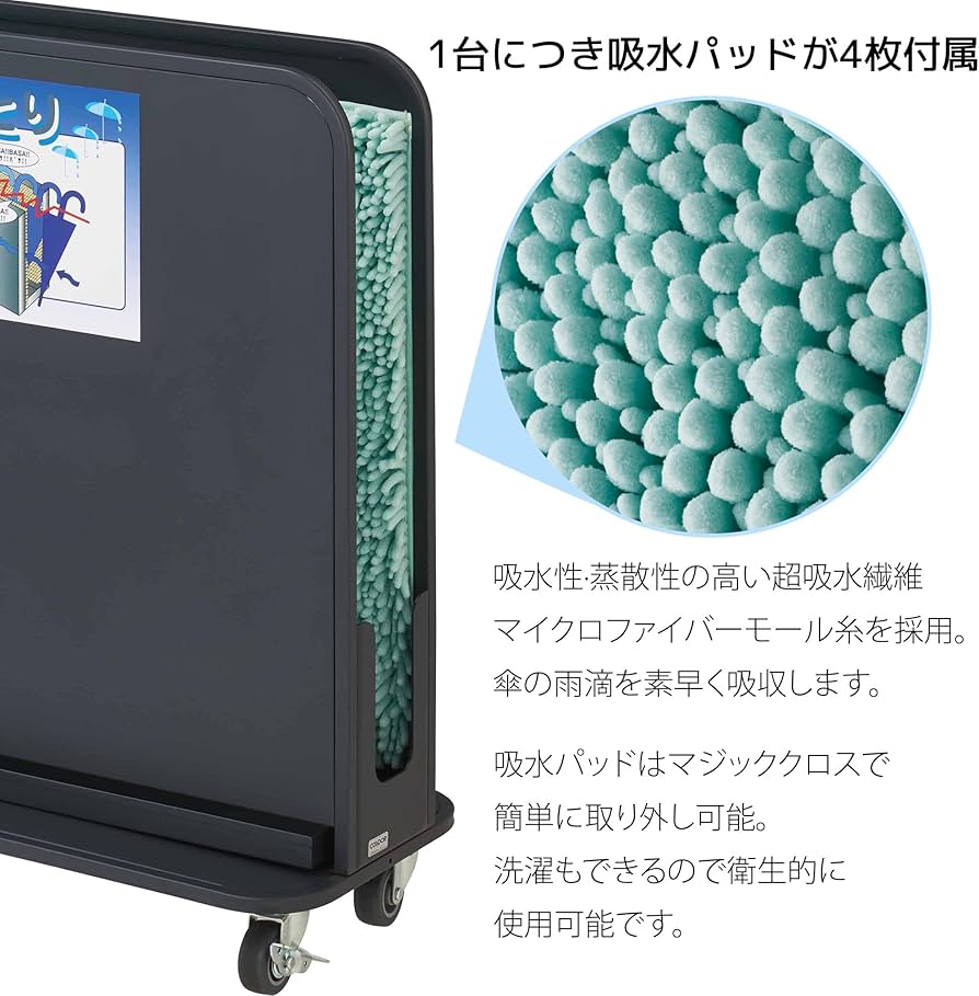 Amazon｜傘しずく取りNHD ブラック｜山崎産業(Yamazaki Sangyo) - 傘