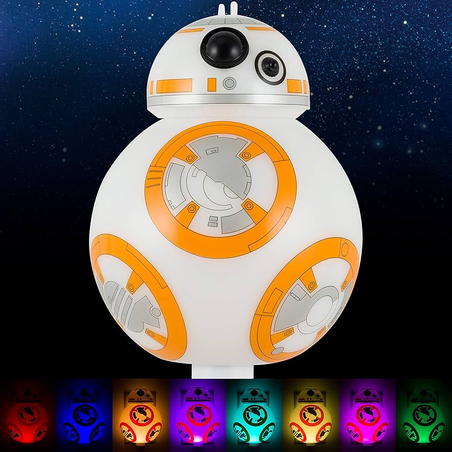 STAR WARS BB-8 LED Night Light, Color Changing, Collector's
