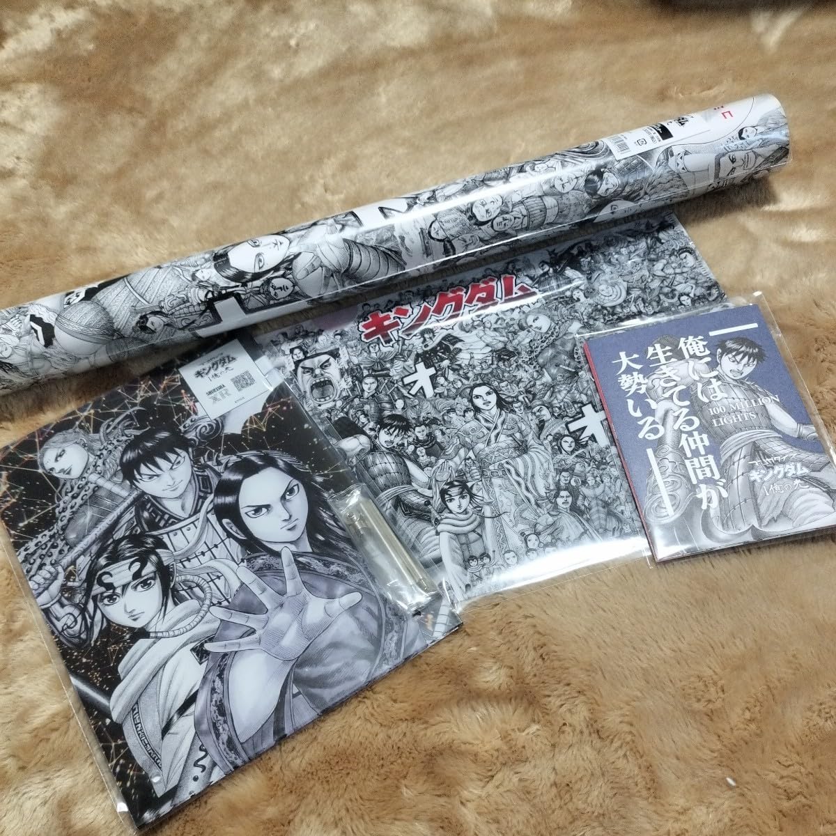 キングダムサイン入りファイル額縁付き