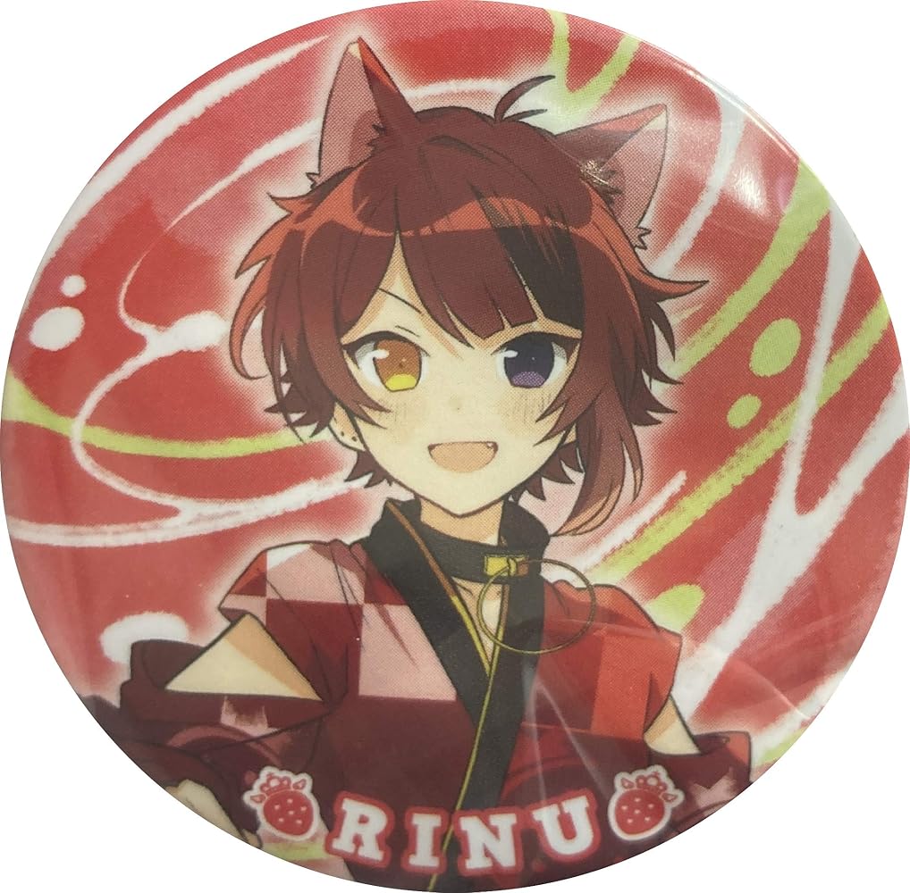 ♩】莉犬くん 9周年 缶バッジ デフォ 60点 すとぷり 9th Anniversary