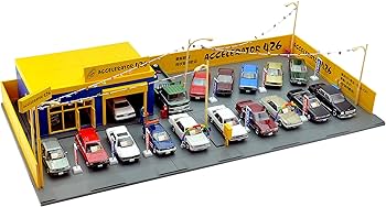 Amazon | トミカラマ ヴィンテージ 04c 1/64 中古車店 アクセル426