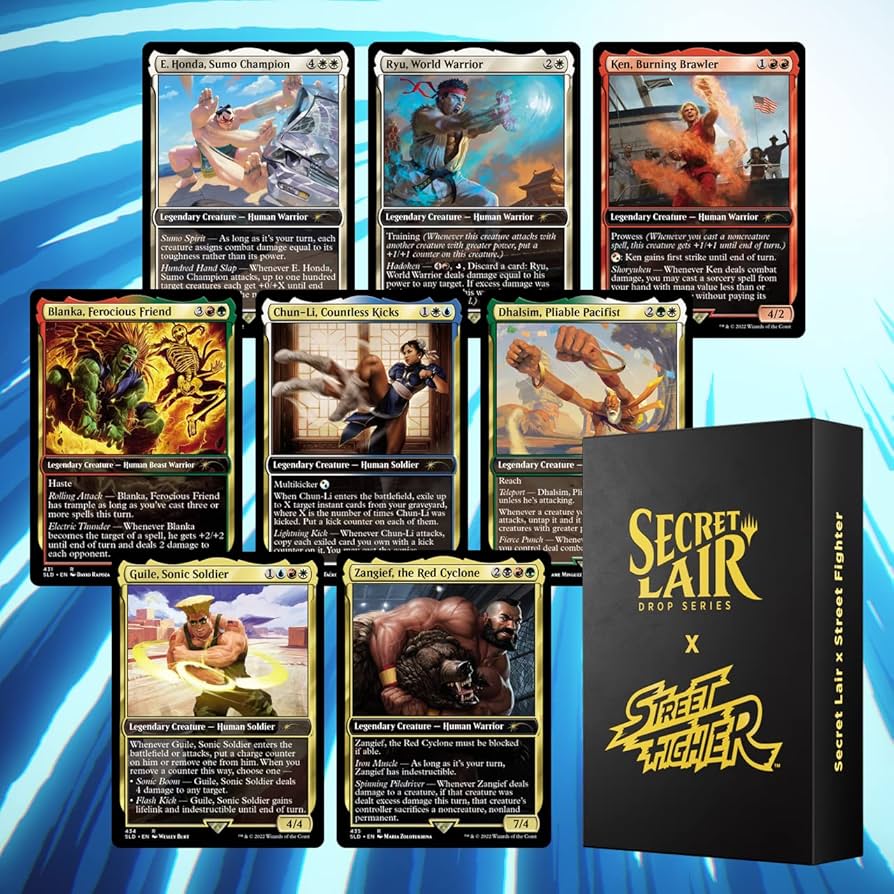 Magic TCG The Gathering Secret Lair: x Street Fighter (Foil