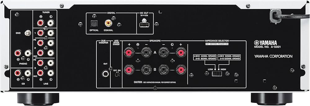 RECEIVER YAMAHA A-S301 STEREO : Amazon.com.br: Eletrônicos
