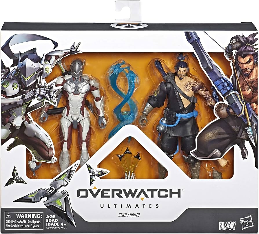 Amazon.com: Hasbro Toys Overwatch Ultimates Series Hanzo and Genji