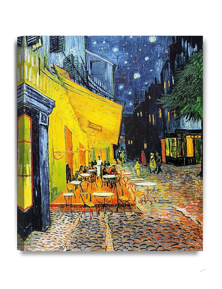 印象派 夜のカフェシーン 油彩画 印象派 夜のカフェシーン 油彩画 夜の