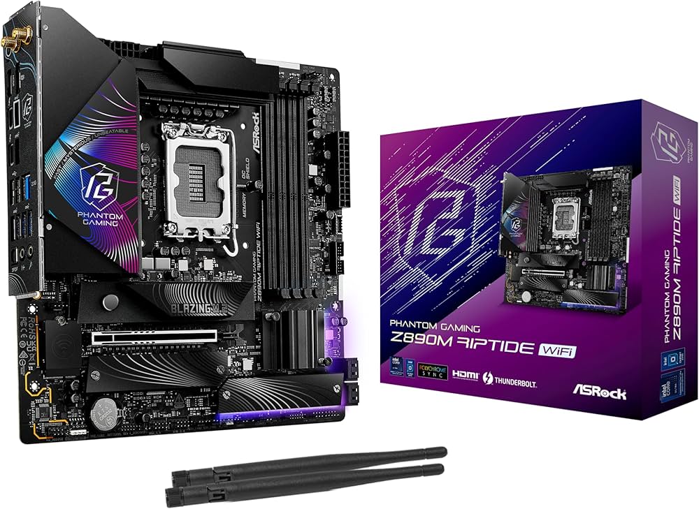 Amazon | ASRock マザーボード Z890M Riptide WiFi Intel CPU Core