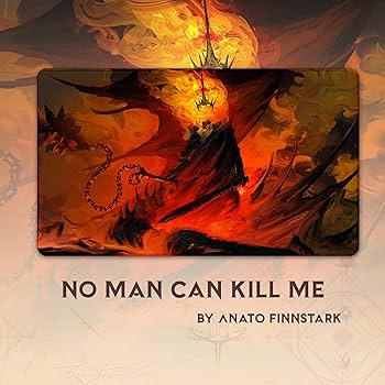 Amazon.com: Paramint No Man Can Kill Me (Stitched) - MTG Playmat