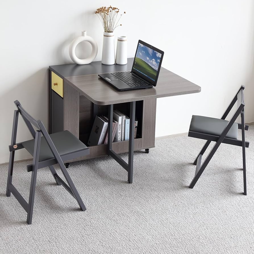 Amazon｜FUNROLUX ダイニングチェア 折りたたみ椅子 2脚セット 木製