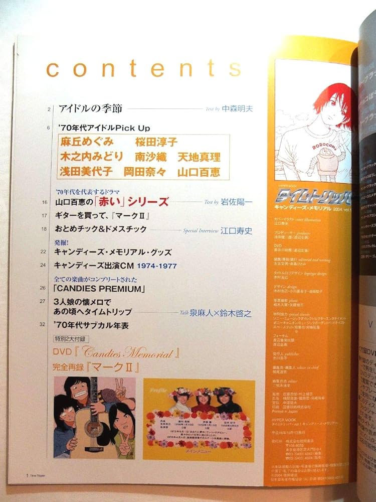 Amazon.co.jp: タイムトリッパー キャンディーズ・メモリアル (2004