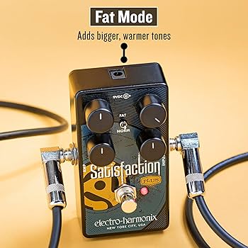 Amazon.com: Electro-Harmonix Satisfaction Plus Fuzz Pedal