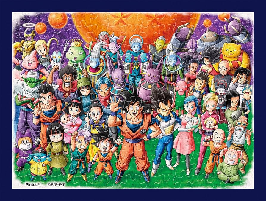 DRAGON BALL Z &ONE PIECE ジグソーパズル 1000ピース ドラゴンボール