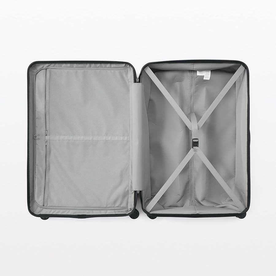 Amazon | 無印良品 キャリーケース(105L) バーを自由に調節できる