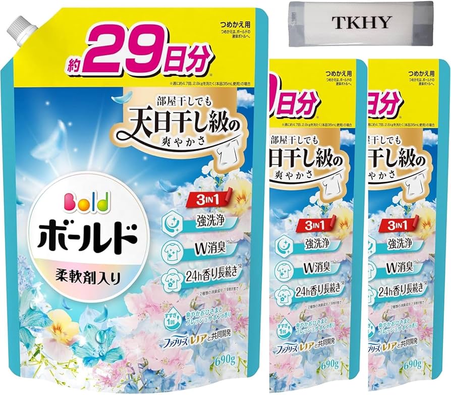 Amazon | ボールド 洗濯洗剤 液体 フレッシュフラワーサボン 詰め替え