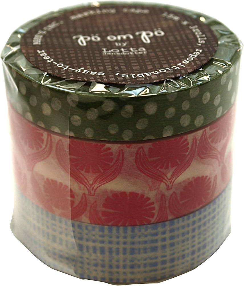 Amazon | マスキングテープ3巻セット/ポゥ・ム・ポゥ【ピンク】 POM