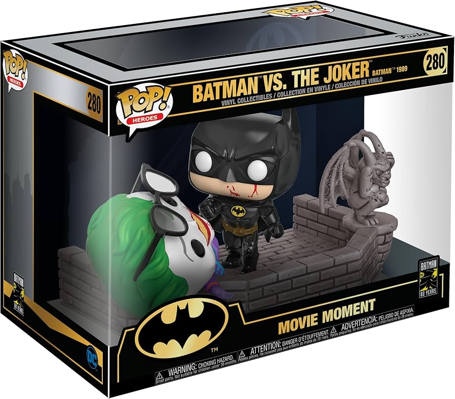 Amazon.com: Funko Pop! Movie Moment: Batman 80th - Batman & Joker