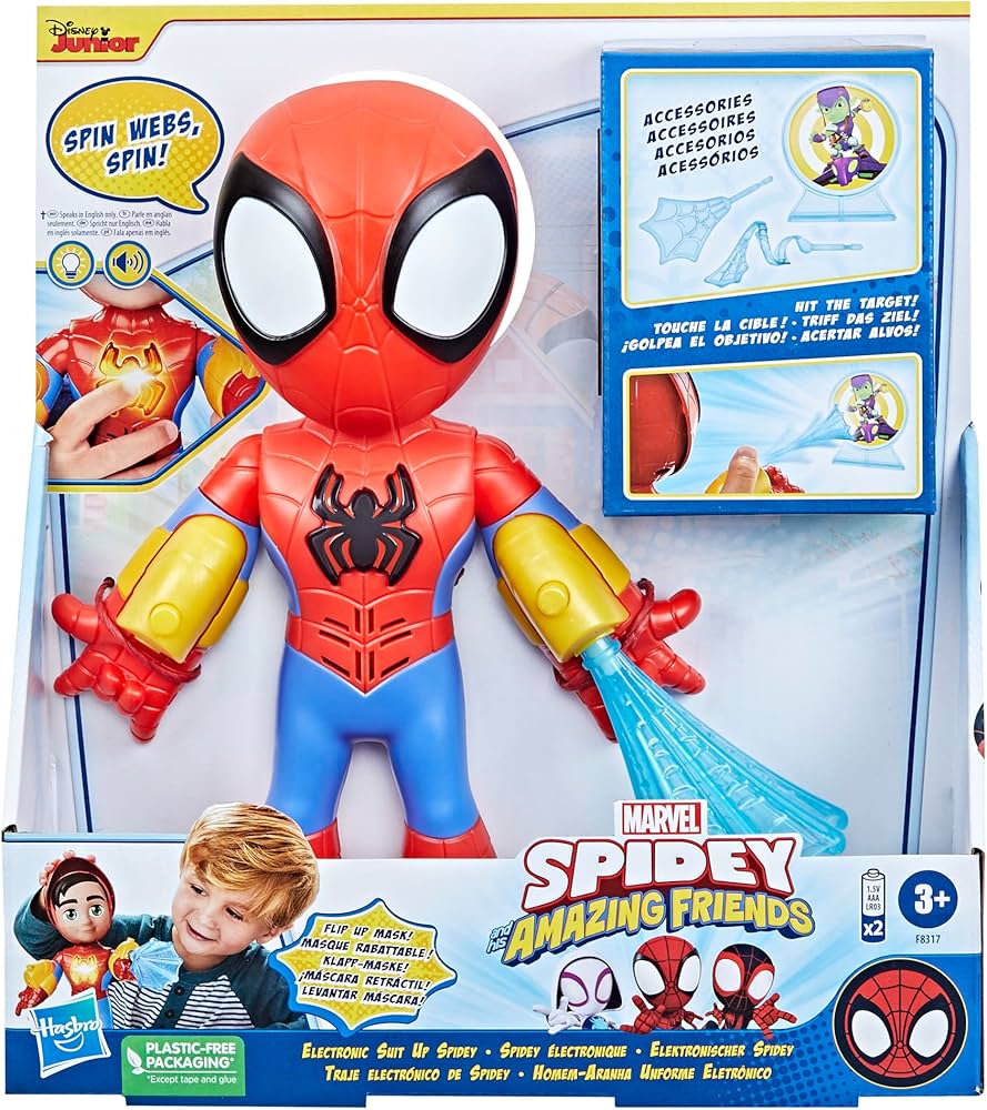 Amazon.com: Spidey and HIS Amazing Friends Marvel Electronic Suit