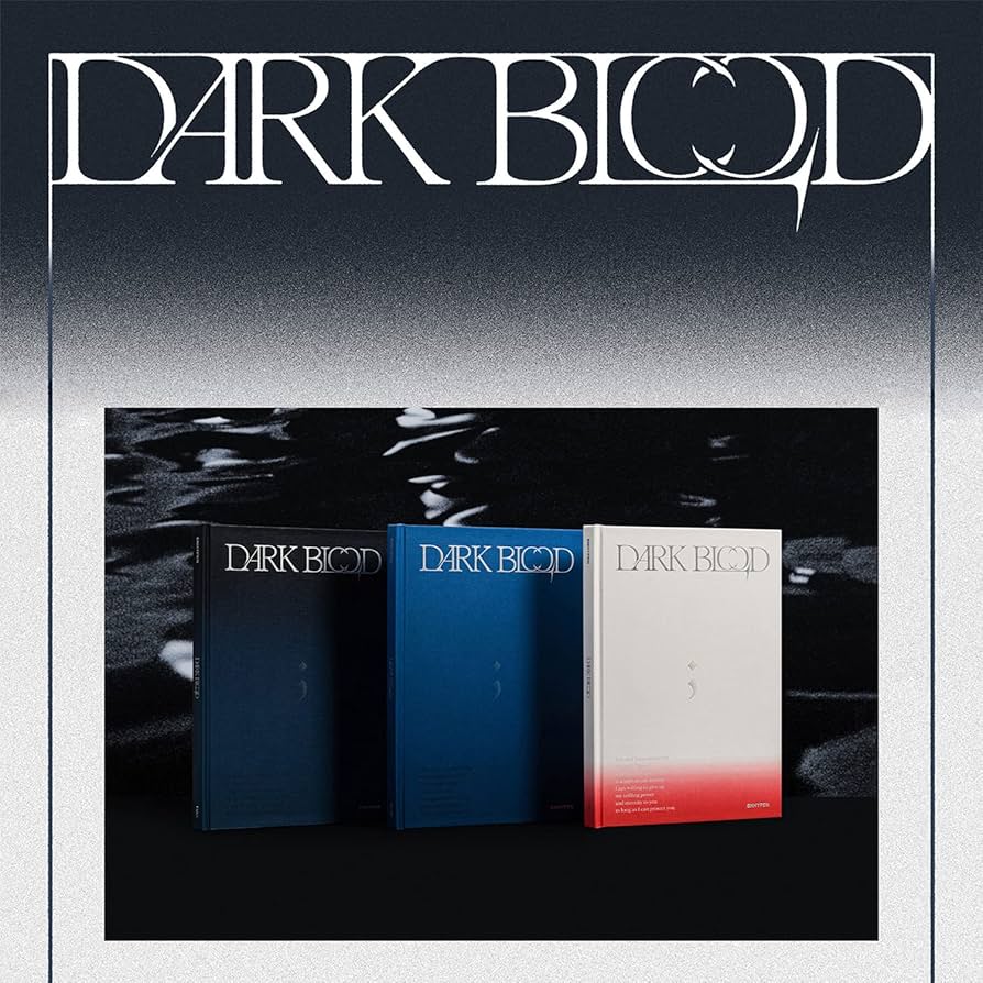 ENHYPEN - [DARK BLOOD] (HALF Ver.) Photo Book + CD-R + Photo Card