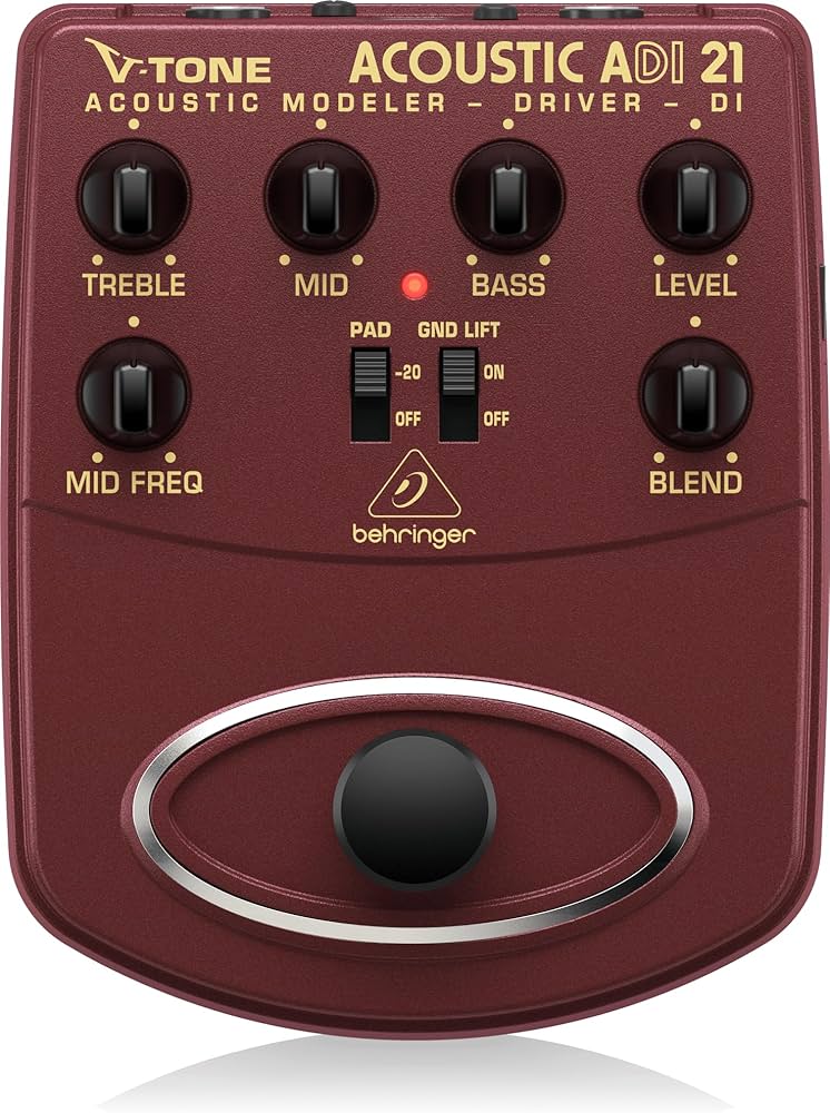 Amazon.co.jp: ベリンガー ギターエフェクター アコギ プリアンプ