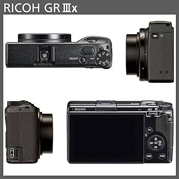 Amazon.com : Ricoh GR IIIx, Black, Digital Compact Camera with