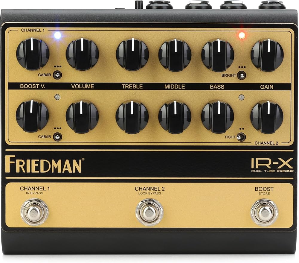 Friedman IR-X Dual Tube Preamp - FRIEDMANアンプに肉薄するサウンド