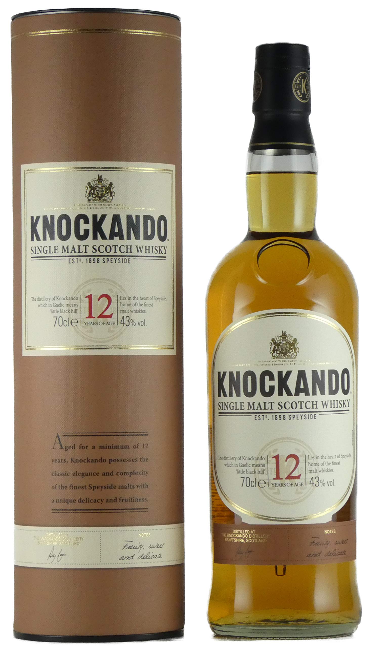 Amazon.co.jp: ノッカンドゥ 12年 43% 700ml シングルモルトスコッチ