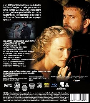 Amazon.com: Hamlet (1990) [ Blu-Ray, Reg.A/B/C Import - Spain