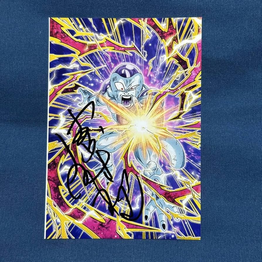 ドラゴンボール フリーザ役 声優 中尾隆聖 直筆サイン入り A4写真