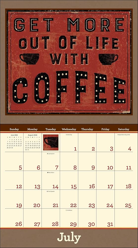 Coffee 2026 Deluxe Wall Calendar: DiPaolo, Dan: 9781524897710