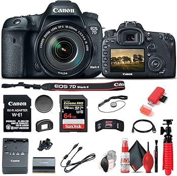 Amazon.com : Canon EOS 7D Mark II DSLR Camera with 18-135mm f/3.5