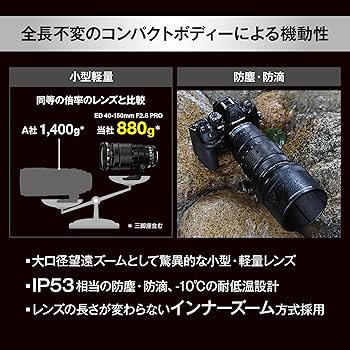 Amazon.co.jp: M.ZUIKO DIGITAL ED 40-150mm F2.8 PRO : 家電＆カメラ