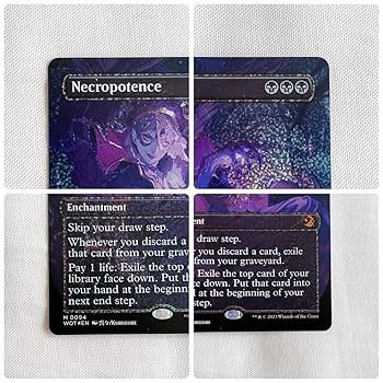 MTG ネクロポーテンス 英語版FOIL サインド DKM MTG ネクロポーテンス
