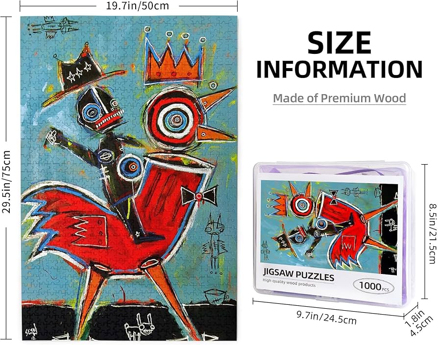 Amazon.co.jp: 1000ピース ジグソーパズル ジャン＝ミシェル・バスキア