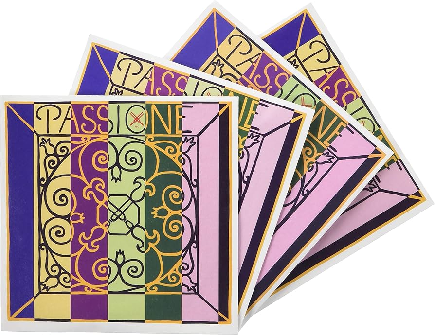 Amazon | PASSIONE パッシオーネ ヴァイオリン弦 E線、A線、D線、G線4