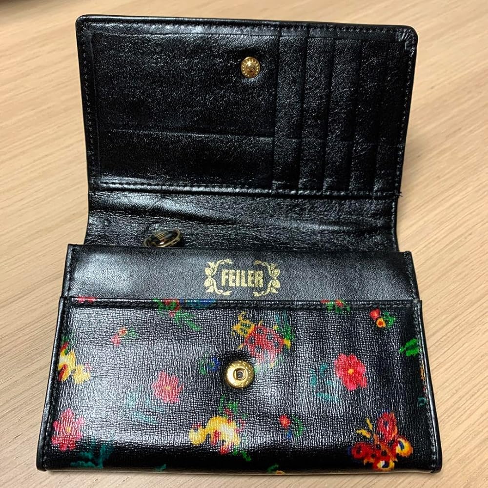 Amazon.co.jp: FEILER フェイラー ハイジ 二つ折り財布 : ファッション