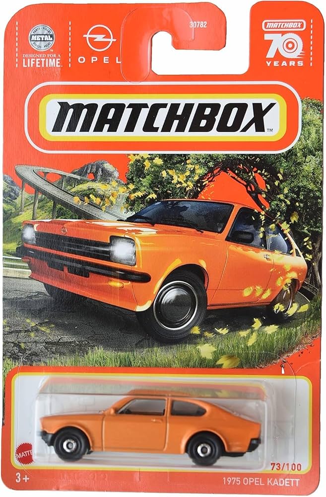 Amazon.com: Matchbox 1975 Opel Kadett, Orange 73/100 : Toys & Games