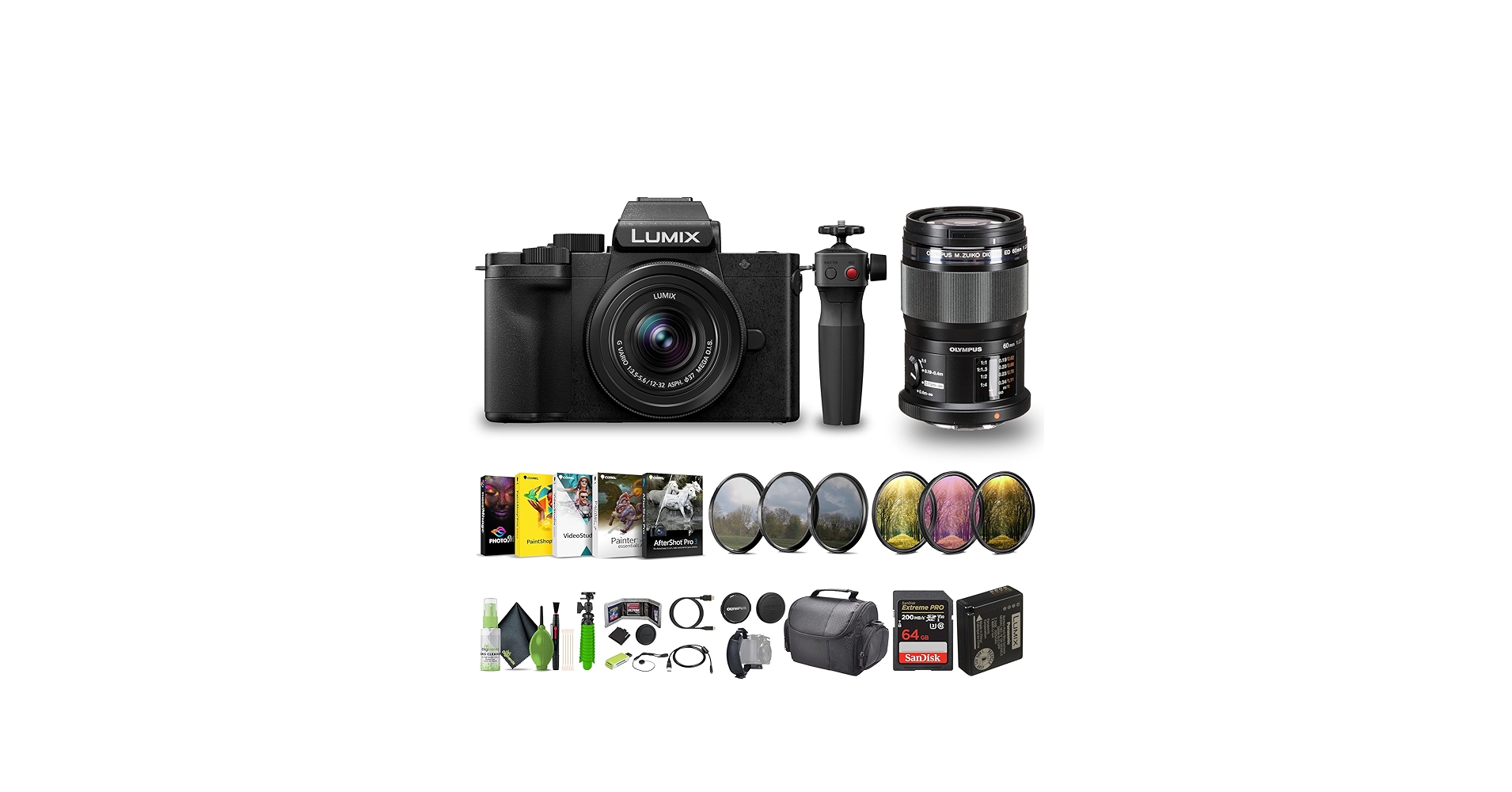 Amazon.com : Panasonic Lumix G100D 4K Mirrorless Vlogging Camera