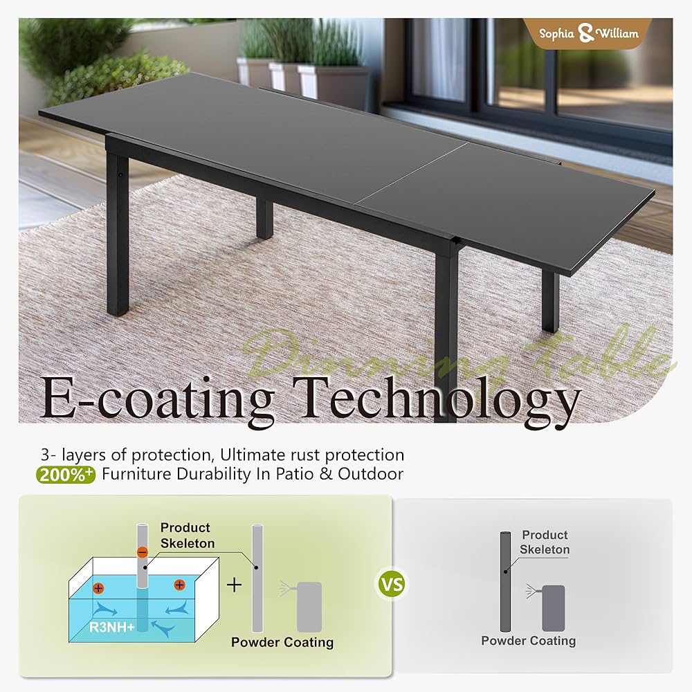 新品】auvil テーブル black garden family table 新品】auvil