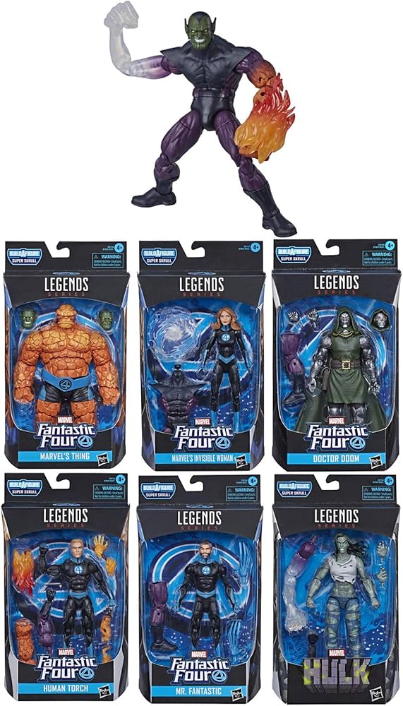 Marvel Legends ファンタスティック・フォー 4体セット Amazon.com