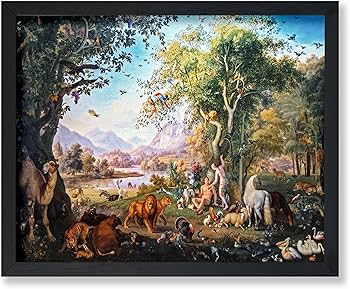 Amazon.co.jp: ポスター マスター アダムとイブ in the Garden of Eden